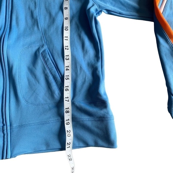 Vtg Y2K 90s Nike silver tag track jacket blue orange retro size medium - Picture 4 of 4